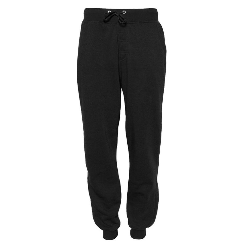 Mens Sweatpants Jogger Active Lifestyle Pockets Sports Slim Fit Pants Black
